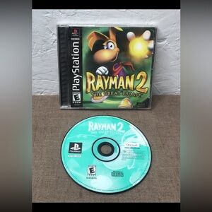 Rayman 2: The Great Escape (PlayStation 1, PS1, 2000) Game, Manual, Case USA